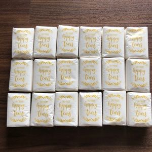 Pack of 18 wedding tissue packs